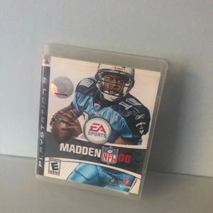 PLAYSTATION 3 - NFL MADDEN 08 FOOTBALL GAME